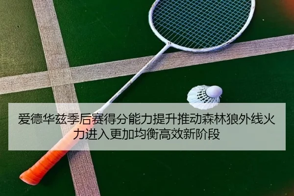 爱德华兹季后赛得分能力提升推动森林狼外线火力进入更加均衡高效新阶段